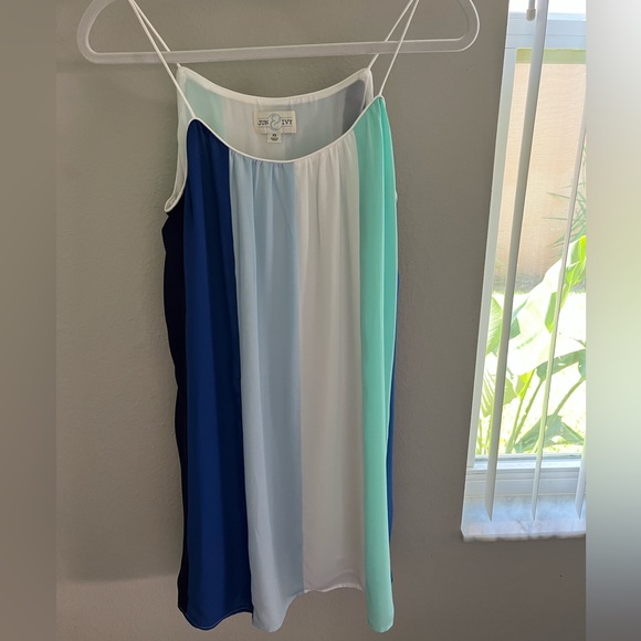 Francesca's Collections - Jun & Ivy - Aqua Blue Swing Mini Dress - Size XS - Picture 3 of 7